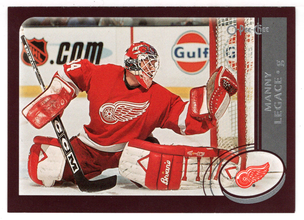 Manny Legace - Detroit Red Wings (NHL Hockey Card) 2002-03 O-Pee-Chee # 153 Mint