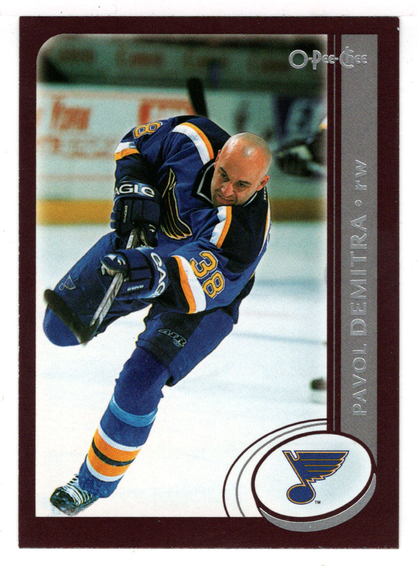 Pavol Demitra - St. Louis Blues (NHL Hockey Card) 2002-03 O-Pee-Chee # 155 Mint