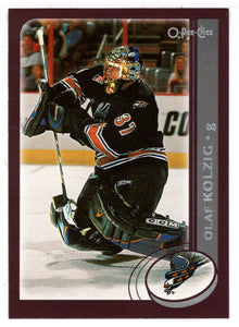 Olaf Kolzig - Washington Capitals (NHL Hockey Card) 2002-03 O-Pee-Chee # 156 Mint