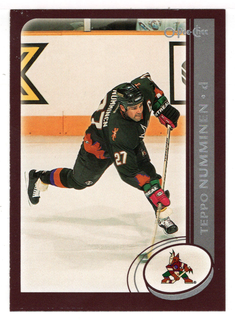 Teppo Numminen - Phoenix Coyotes (NHL Hockey Card) 2002-03 O-Pee-Chee # 158 Mint