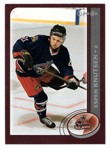 Espen Knutsen - Columbus Blue Jackets (NHL Hockey Card) 2002-03 O-Pee-Chee # 175 Mint