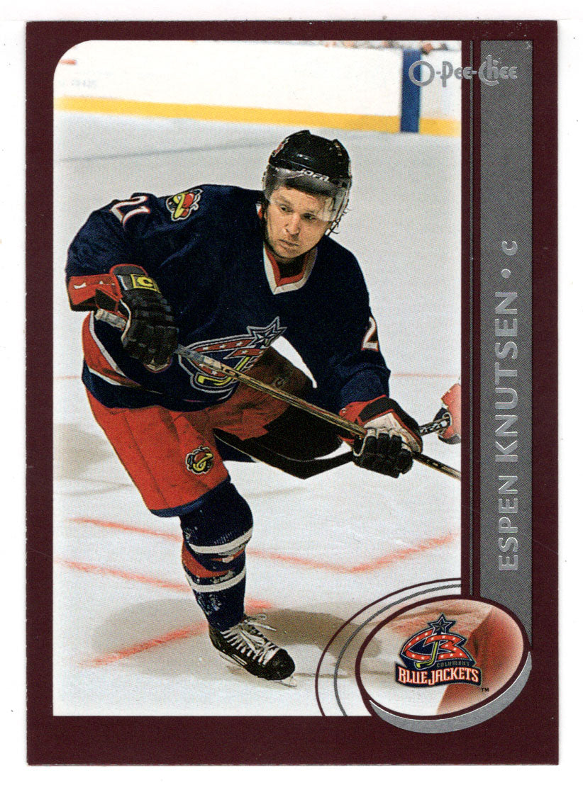 Espen Knutsen - Columbus Blue Jackets (NHL Hockey Card) 2002-03 O-Pee-Chee # 175 Mint