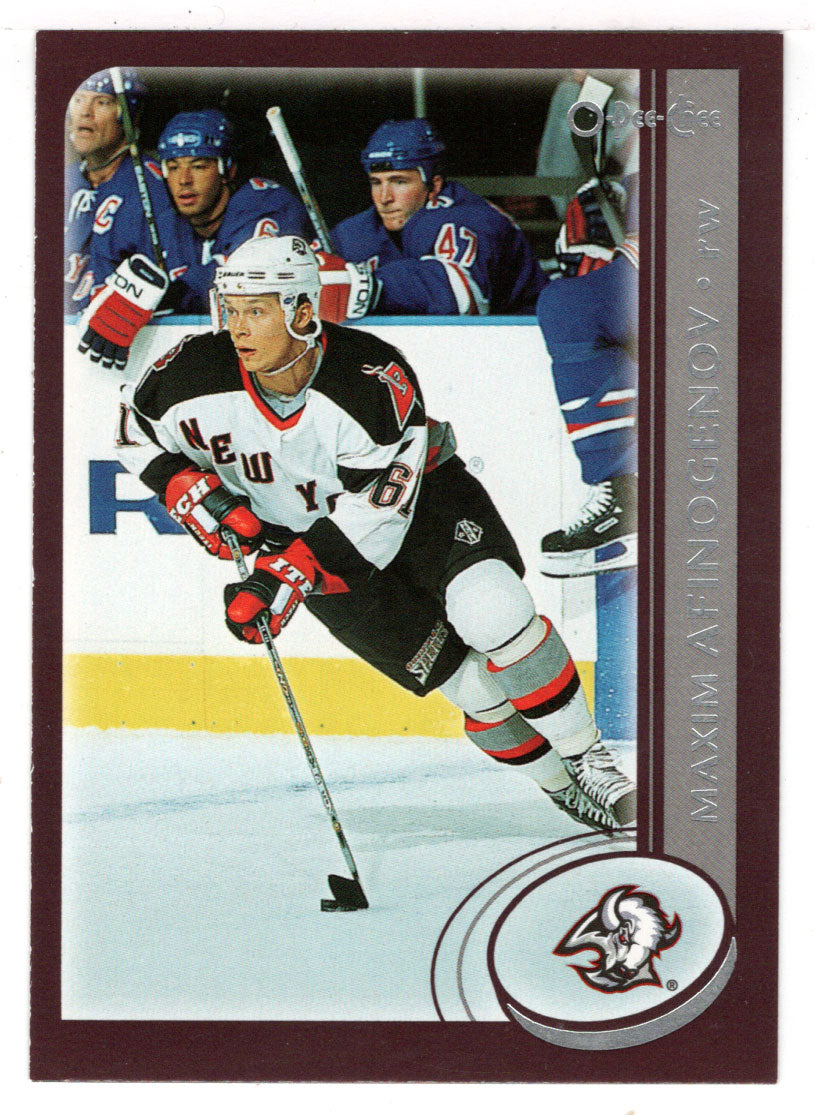 Maxim Afinogenov - Buffalo Sabres (NHL Hockey Card) 2002-03 O-Pee-Chee # 177 Mint