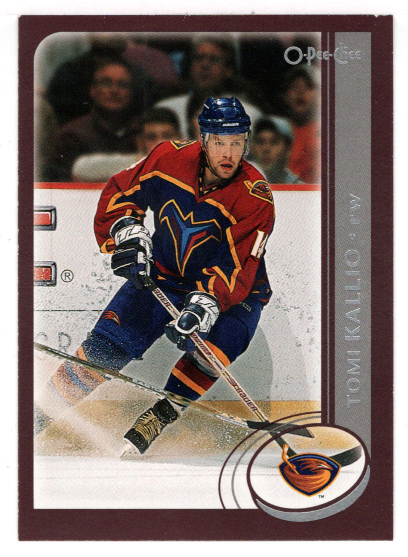 Tomi Kallio - Atlanta Thrashers (NHL Hockey Card) 2002-03 O-Pee-Chee # 181 Mint