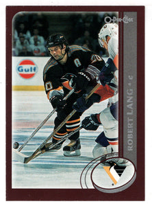 Robert Lang - Pittsburgh Penguins (NHL Hockey Card) 2002-03 O-Pee-Chee # 182 Mint