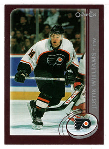 Justin Williams - Philadelphia Flyers (NHL Hockey Card) 2002-03 O-Pee-Chee # 184 Mint