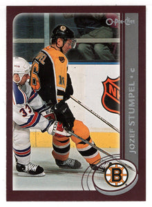 Jozef Stumpel - Boston Bruins (NHL Hockey Card) 2002-03 O-Pee-Chee # 201 Mint
