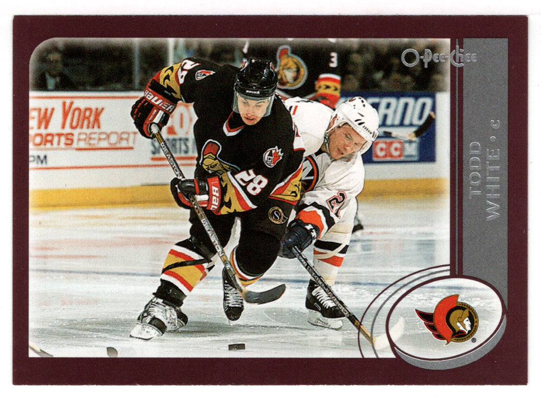 Todd White - Ottawa Senators (NHL Hockey Card) 2002-03 O-Pee-Chee # 204 Mint