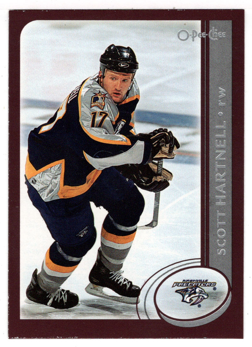 Scott Hartnell - Nashville Predators (NHL Hockey Card) 2002-03 O-Pee-Chee # 206 Mint