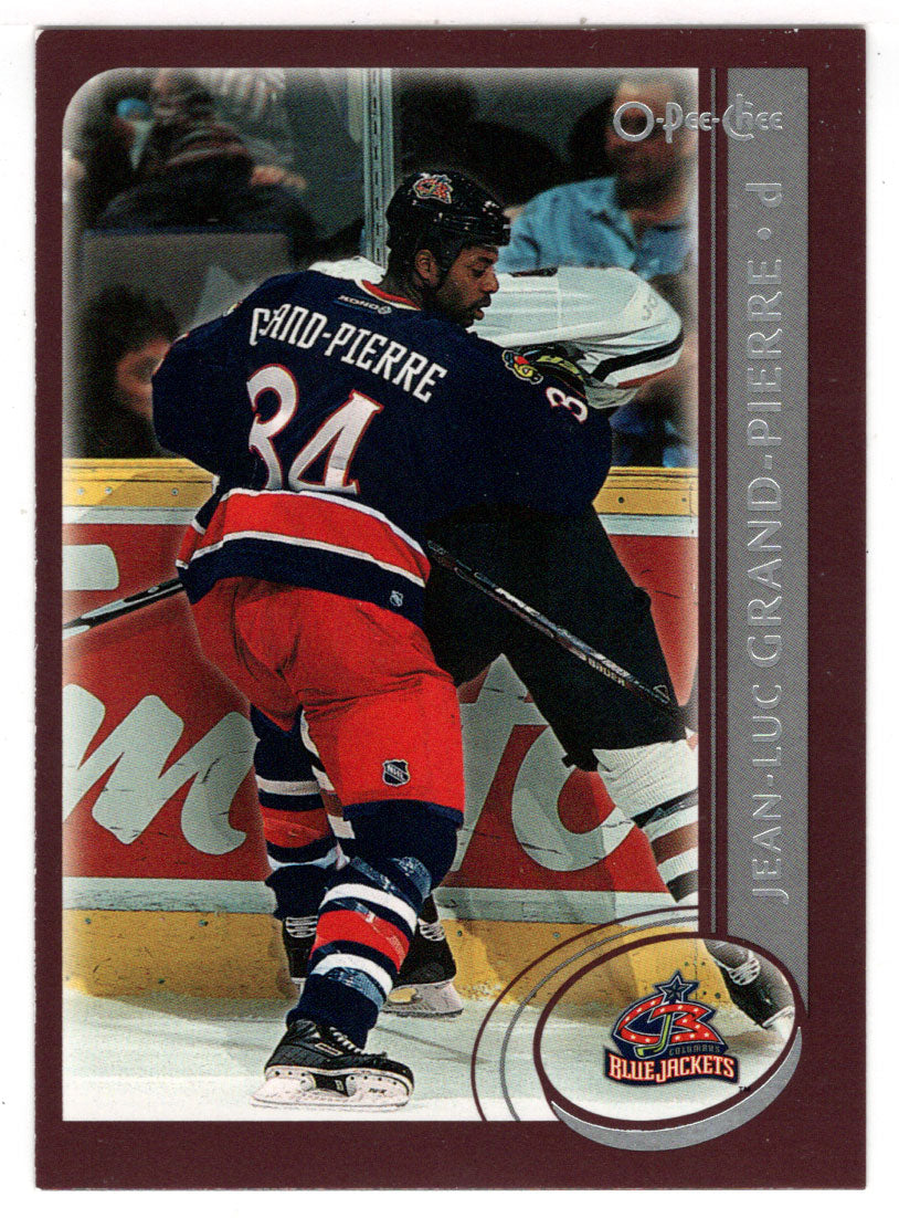 Jean-Luc Grand-Pierre - Columbus Blue Jackets (NHL Hockey Card) 2002-03 O-Pee-Chee # 228 Mint