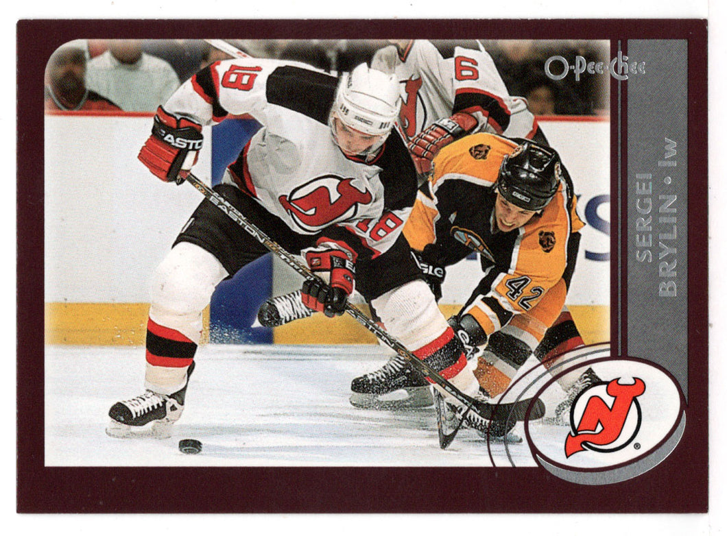 Sergei Brylin - New Jersey Devils (NHL Hockey Card) 2002-03 O-Pee-Chee # 230 Mint