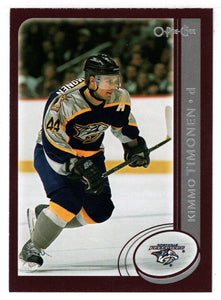 Kimmo Timonen - Nashville Predators (NHL Hockey Card) 2002-03 O-Pee-Chee # 252 Mint