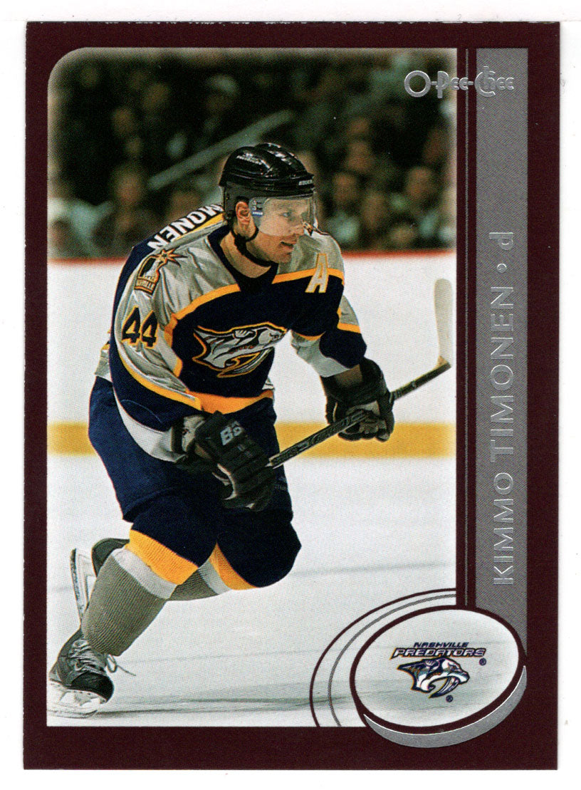 Kimmo Timonen - Nashville Predators (NHL Hockey Card) 2002-03 O-Pee-Chee # 252 Mint