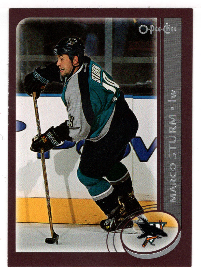 Marco Sturm - San Jose Sharks (NHL Hockey Card) 2002-03 O-Pee-Chee # 253 Mint