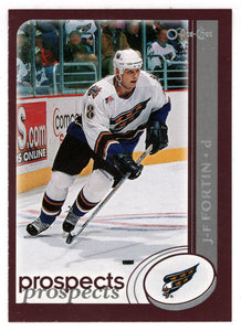 J-F Fortin - Washington Capitals - Prospects (NHL Hockey Card) 2002-03 O-Pee-Chee # 266 Mint
