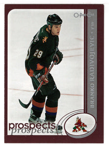 Branko Radivojevic - Phoenix Coyotes - Prospects (NHL Hockey Card) 2002-03 O-Pee-Chee # 273 Mint