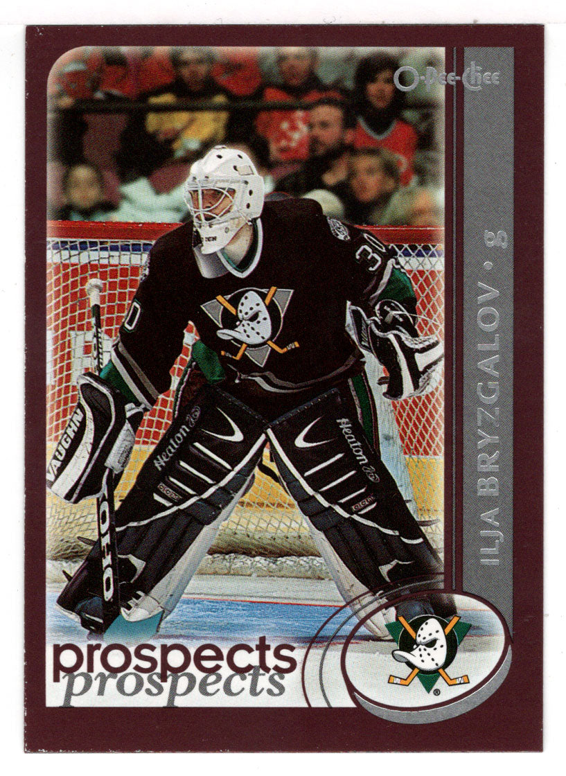 Ilja Bryzgalov - Anaheim Ducks - Prospects (NHL Hockey Card) 2002-03 O-Pee-Chee # 279 Mint