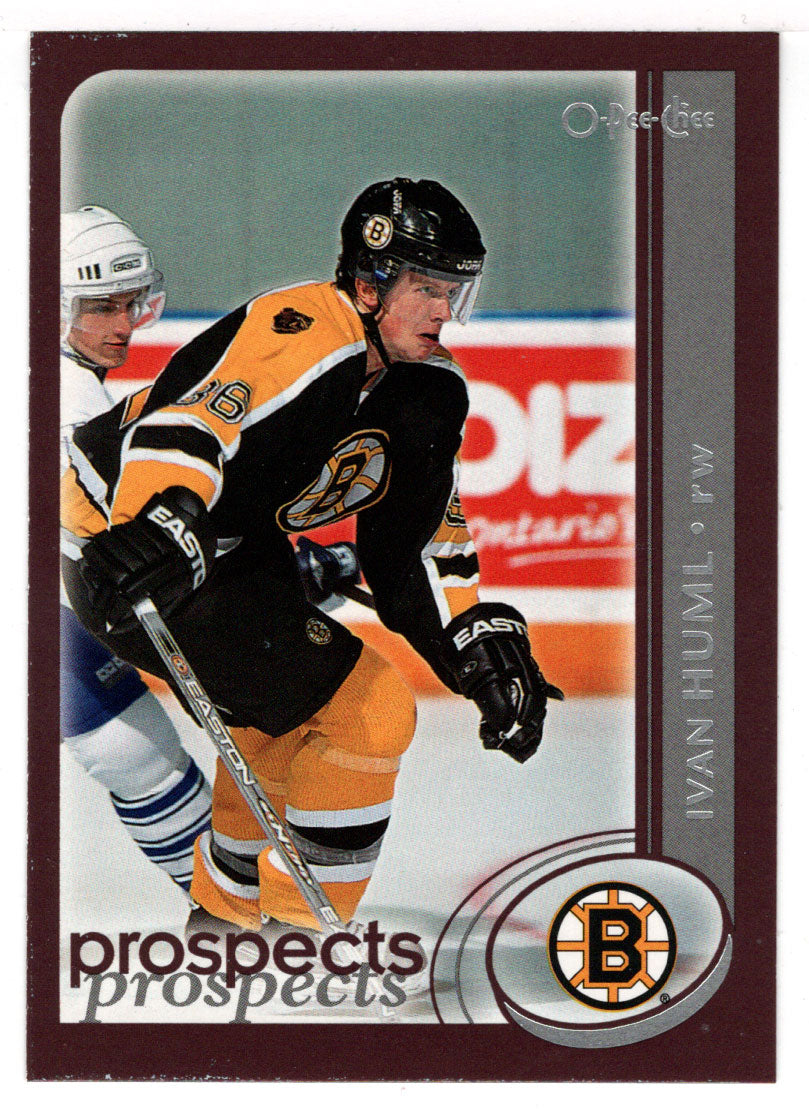 Ivan Huml - Boston Bruins - Prospects (NHL Hockey Card) 2002-03 O-Pee-Chee # 286 Mint