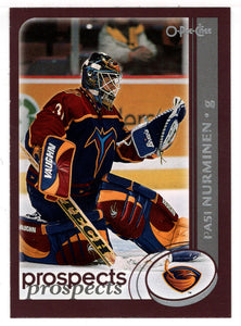Pasi Nurminen - Atlanta Thrashers - Prospects (NHL Hockey Card) 2002-03 O-Pee-Chee # 294 Mint