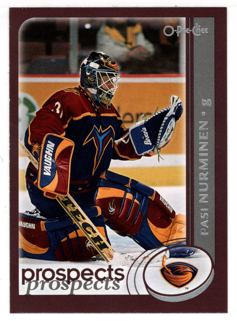 Pasi Nurminen - Atlanta Thrashers - Prospects (NHL Hockey Card) 2002-03 O-Pee-Chee # 294 Mint