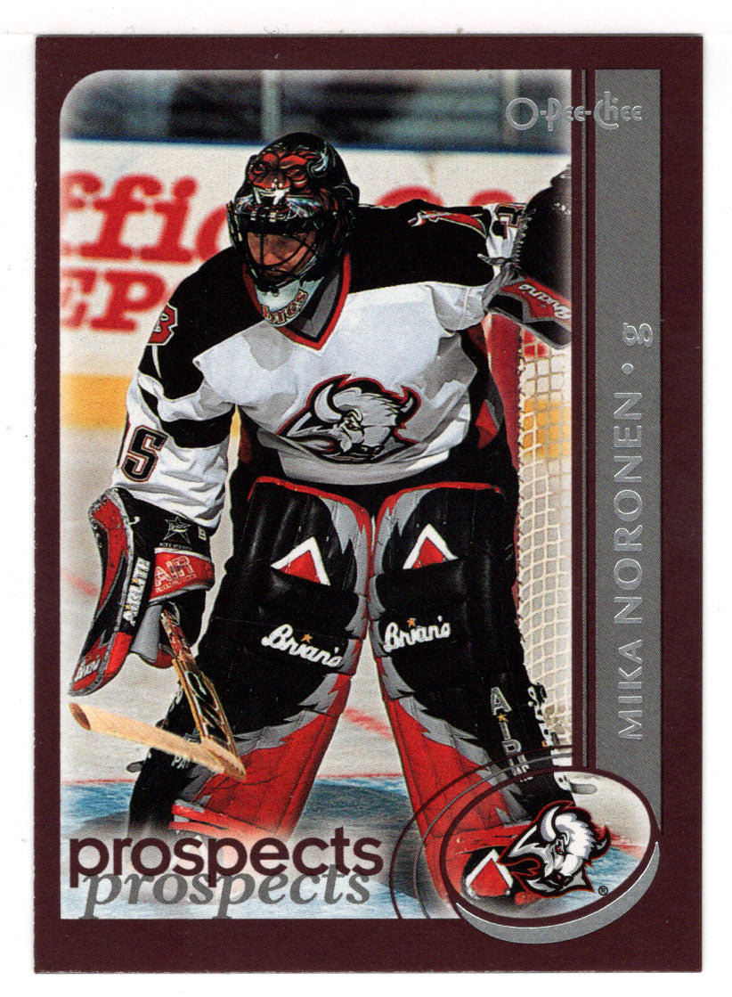 Mika Noronen - Buffalo Sabres - Prospects (NHL Hockey Card) 2002-03 O-Pee-Chee # 299 Mint