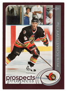 Petr Schastlivy - Ottawa Senators - Prospects (NHL Hockey Card) 2002-03 O-Pee-Chee # 301 Mint