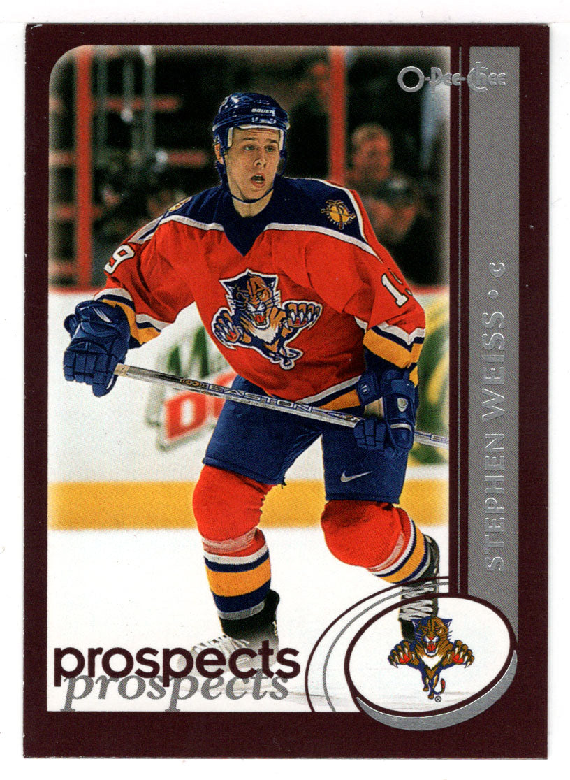 Stephen Weiss - Florida Panthers - Prospects (NHL Hockey Card) 2002-03 O-Pee-Chee # 305 Mint