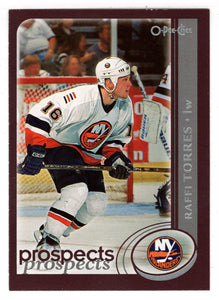 Raffi Torres - New York Islanders - Prospects (NHL Hockey Card) 2002-03 O-Pee-Chee # 308 Mint