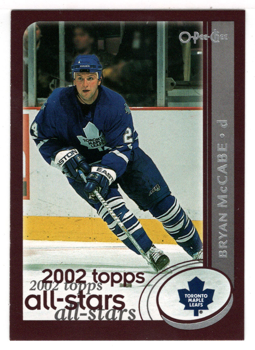 Bryan McCabe - Toronto Maple Leafs - All-Stars (NHL Hockey Card) 2002-03 O-Pee-Chee # 322 Mint