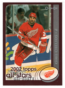 Chris Chelios - Detroit Red Wings - All-Stars (NHL Hockey Card) 2002-03 O-Pee-Chee # 323 Mint