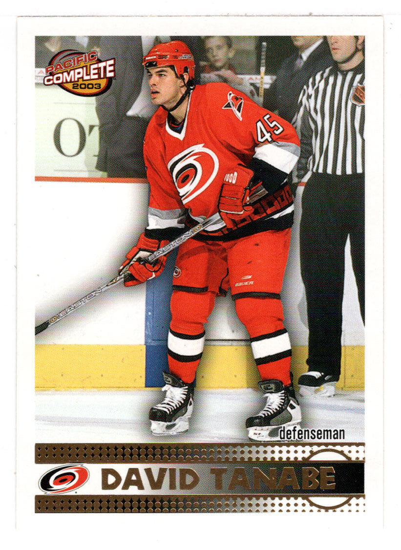 Dave Tanabe - Carolina Hurricanes (NHL Hockey Card) 2002-03 Pacific Complete # 82 Mint