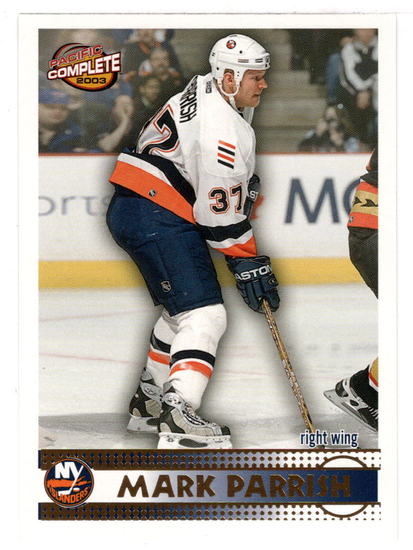 Mark Parrish - New York Islanders (NHL Hockey Card) 2002-03 Pacific Complete # 222 Mint