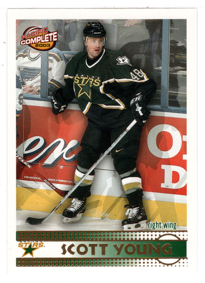 Scott Young - Dallas Stars (NHL Hockey Card) 2002-03 Pacific Complete # 225 Mint