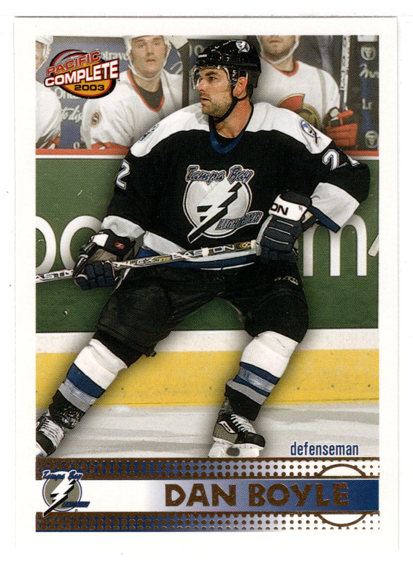 Dan Boyle - Tampa Bay Lightning (NHL Hockey Card) 2002-03 Pacific Complete # 250 Mint