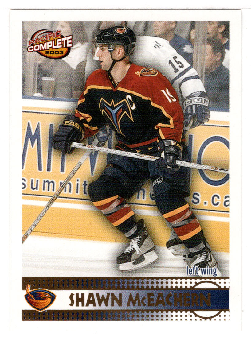 Shawn McEachern - Atlanta Thrashers (NHL Hockey Card) 2002-03 Pacific Complete # 324 Mint