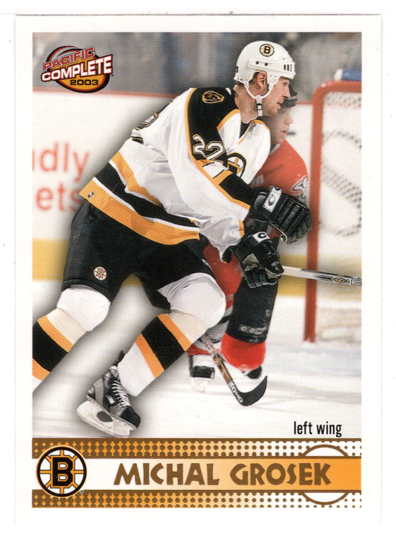 Michal Grosek - Boston Bruins (NHL Hockey Card) 2002-03 Pacific Complete # 345 Mint