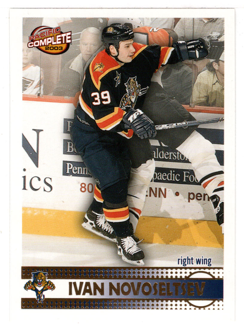 Ivan Novoseltsev - Florida Panthers (NHL Hockey Card) 2002-03 Pacific Complete # 346 Mint