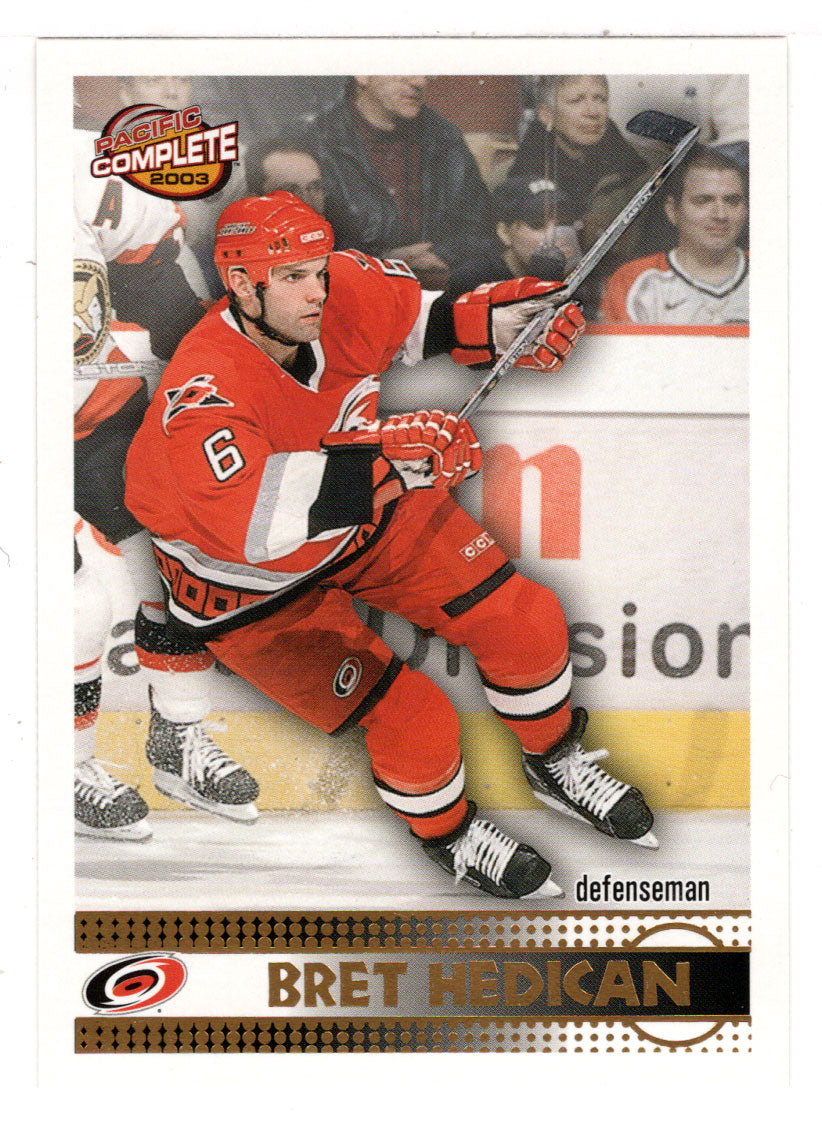 Bret Hedican - Carolina Hurricanes (NHL Hockey Card) 2002-03 Pacific Complete # 356 Mint