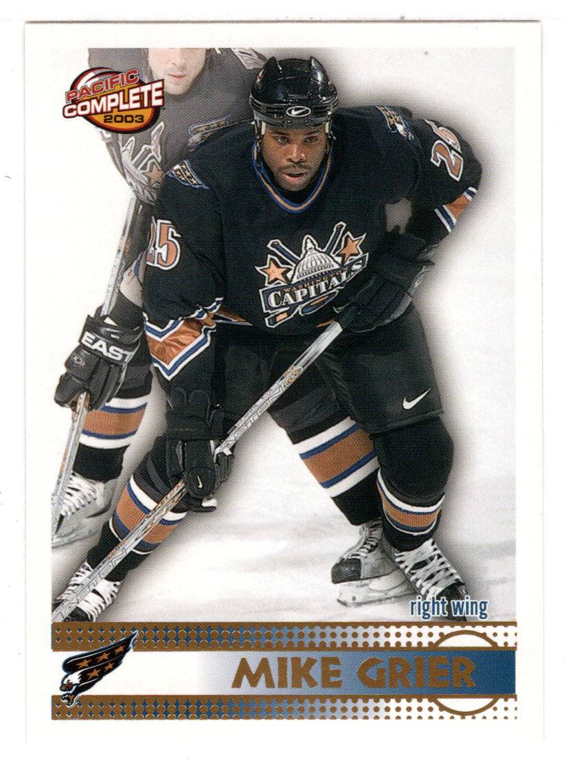 Mike Grier - Washington Capitals (NHL Hockey Card) 2002-03 Pacific Complete # 361 Mint