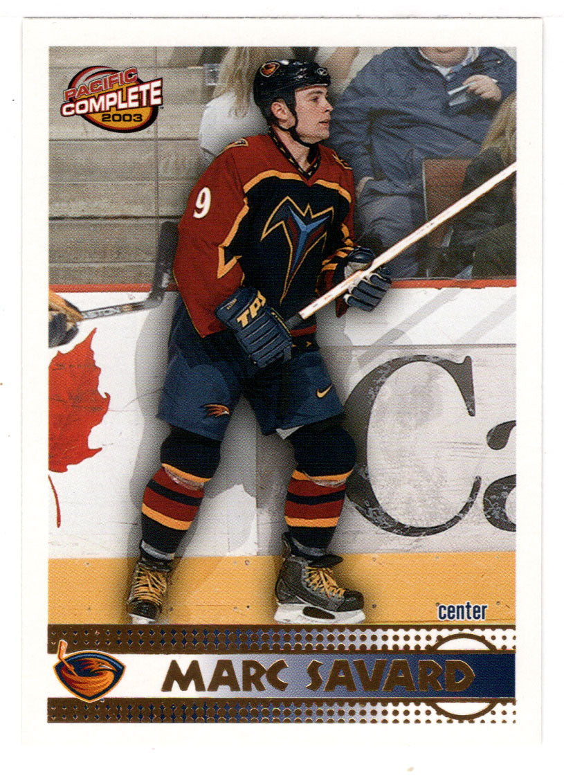 Marc Savard - Atlanta Thrashers (NHL Hockey Card) 2002-03 Pacific Complete # 407 Mint