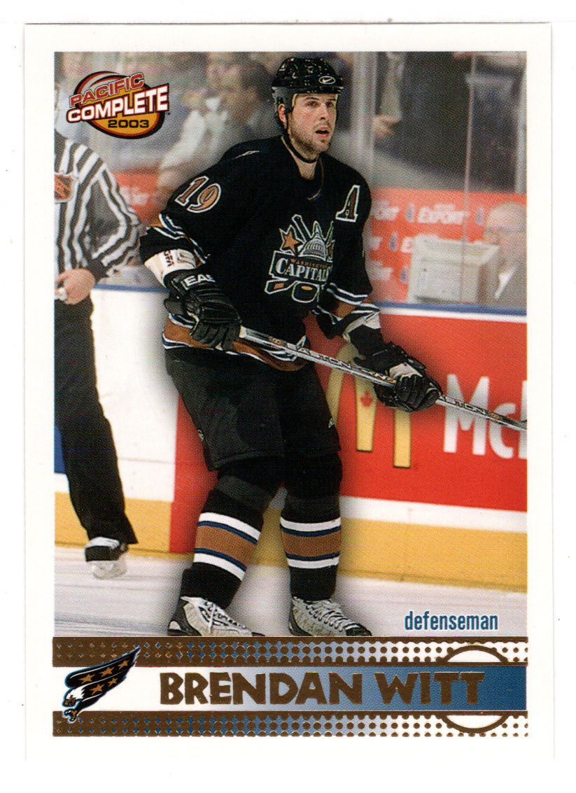 Brendan Witt -  Washington Capitals (NHL Hockey Card) 2002-03 Pacific Complete # 471 Mint