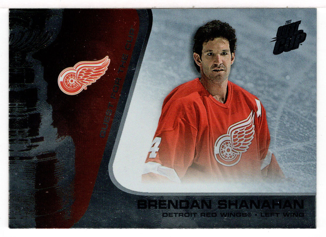 Brendan Shanahan - Detroit Red Wings (NHL Hockey Card) 2002-03 Pacific Quest for the Cup # 36 Mint