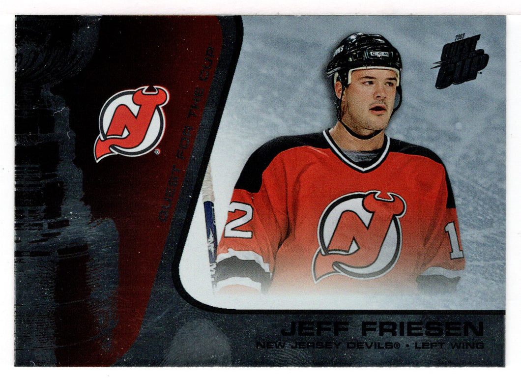 Jeff Friesen - New Jersey Devils (NHL Hockey Card) 2002-03 Pacific Quest for the Cup # 58 Mint