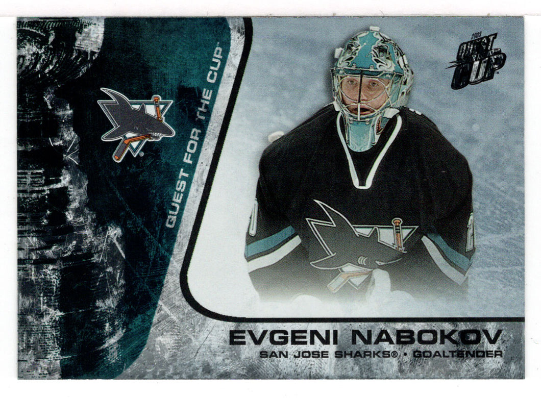 Evgeni Nabokov - San Jose Sharks (NHL Hockey Card) 2002-03 Pacific Quest for the Cup # 86 Mint