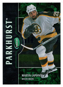 Martin Lapointe - Boston Bruins (NHL Hockey Card) 2002-03 Parkhurst # 34 Mint