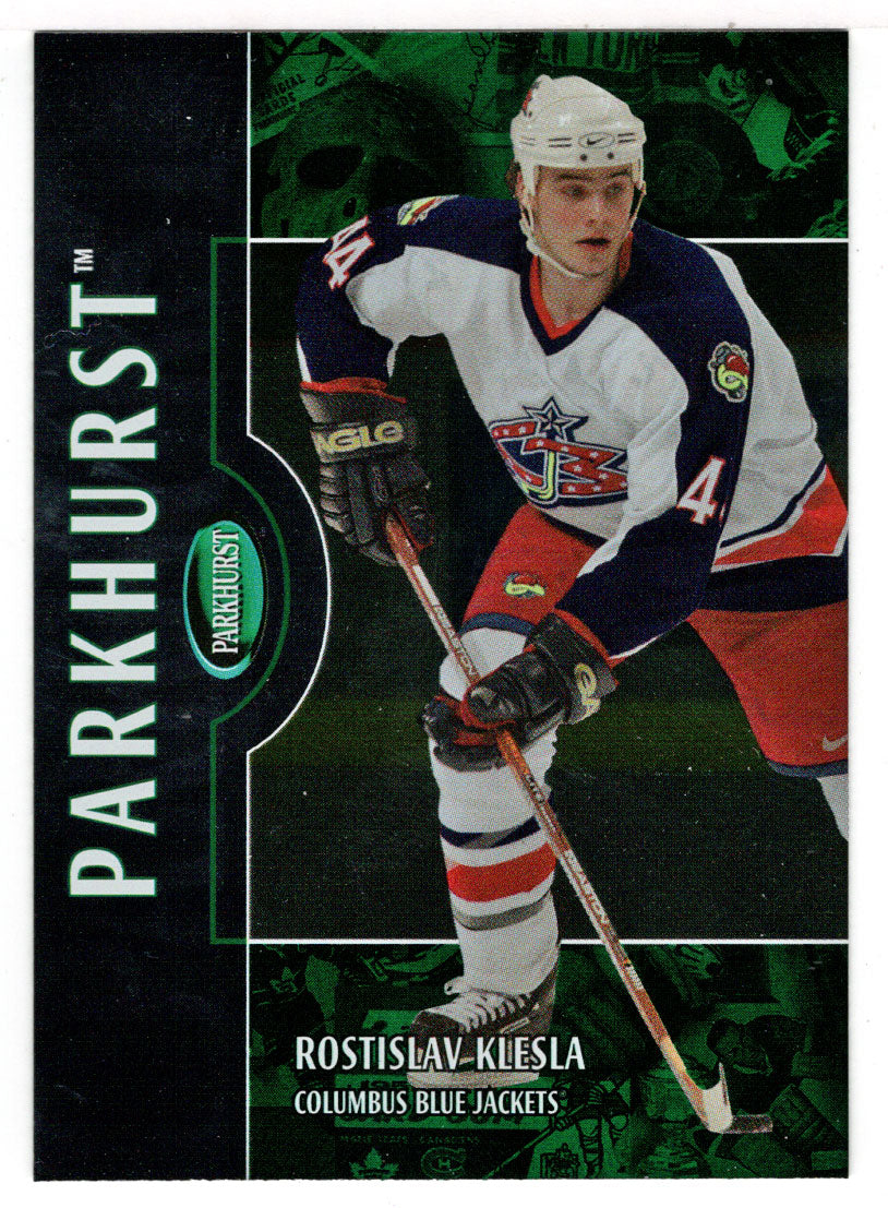 Rostislav Klesla - Columbus Blue Jackets (NHL Hockey Card) 2002-03 Parkhurst # 62 Mint