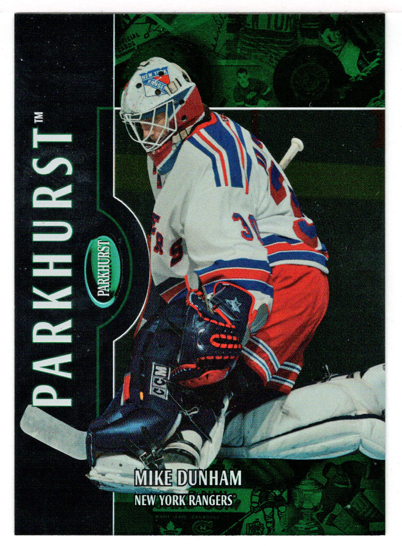 Mike Dunham - New York Rangers (NHL Hockey Card) 2002-03 Parkhurst # 64 Mint
