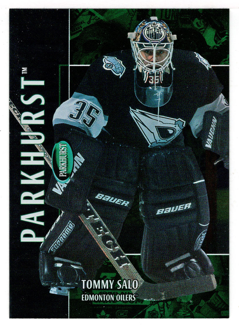 Tommy Salo - Edmonton Oilers (NHL Hockey Card) 2002-03 Parkhurst # 67 Mint