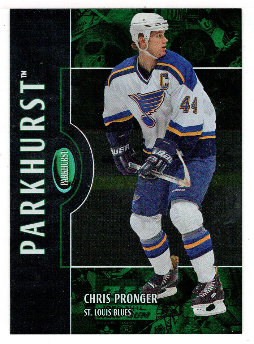 Chris Pronger - St. Louis Blues (NHL Hockey Card) 2002-03 Parkhurst # 72 Mint