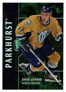 David Legwand - Nashville Predators (NHL Hockey Card) 2002-03 Parkhurst # 74 Mint